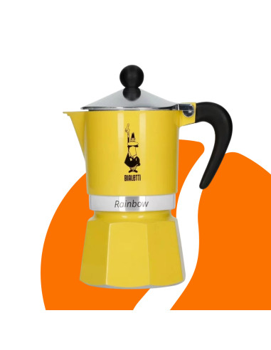 Bialetti Rainbow 3 žlutá moka konvice