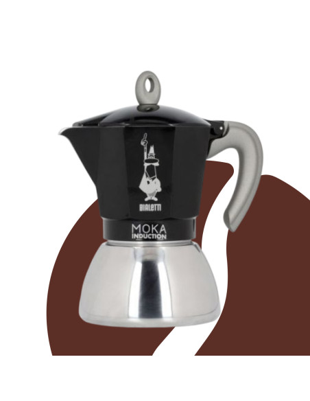 Bialetti Moka Induction 6 cups black NEW