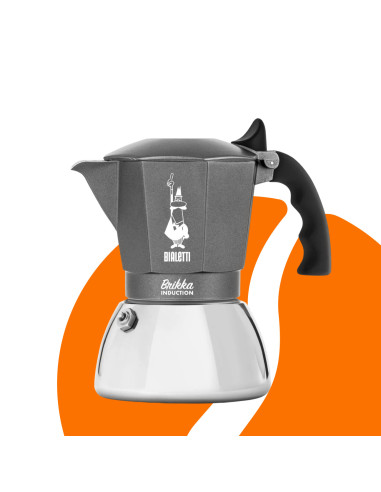 Moka pot Bialetti Brikka Induction 4 grey