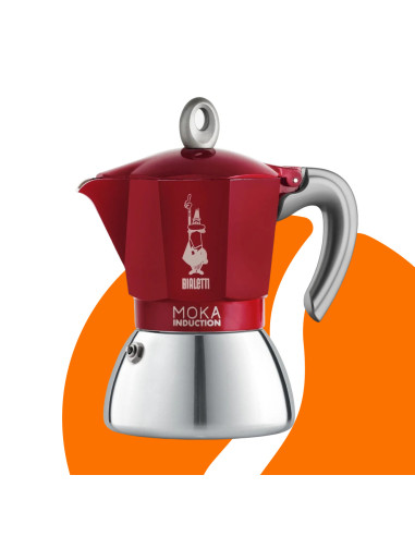 Bialetti Moka Induction 6 cups red NEW