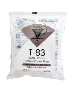 Cafec Dark Roast Paper Filters Size 02, 100 pcs (DC4-100W)