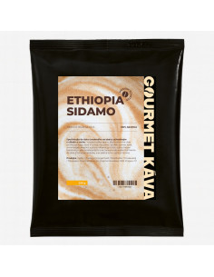 Etiopie Sidamo, STŘEDNĚ PRAŽENÁ, zrnková káva arabica