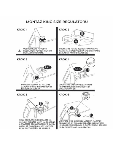 Eureka Mignon King Size Grinding Coarseness Controller