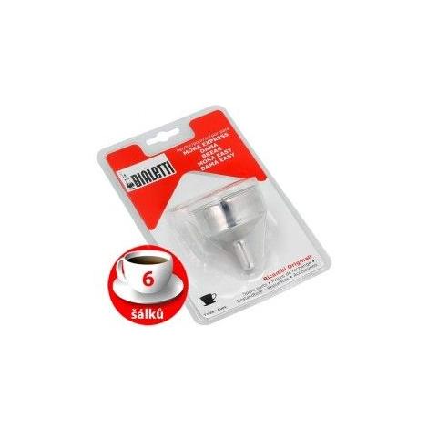 Bialetti funnel aluminum coffee machine 6 cups