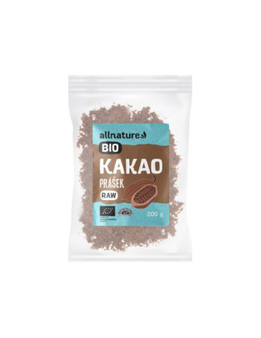 Bio raw kakaový prášek Allnature 200 g