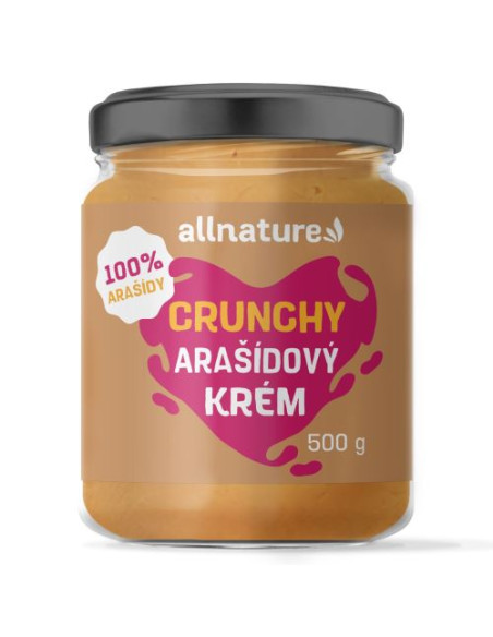 Allnature Crunchy Peanut Butter, 500 g