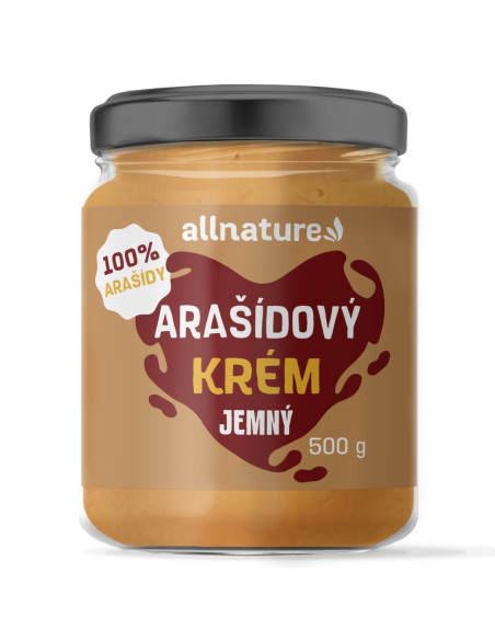 Arašídové máslo Allnature hladké 500 g