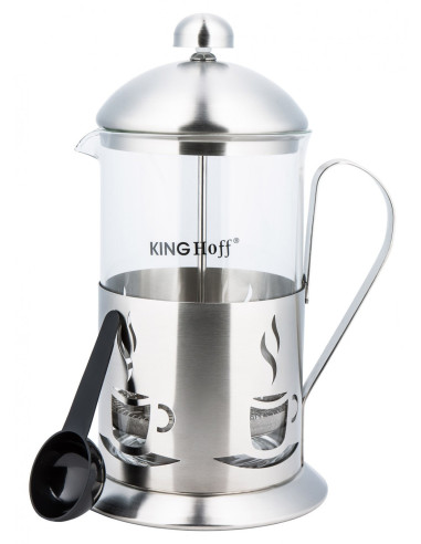Frenchpress Kinghoff 350 ml nerezový