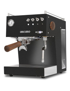 Ascaso Steel UNO PID Espresso Machine, Black with Wooden Accents 2