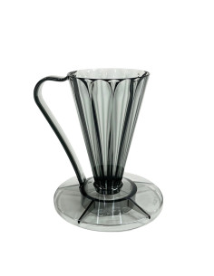 Cafec Flower Deep 27 plastový dripper černý