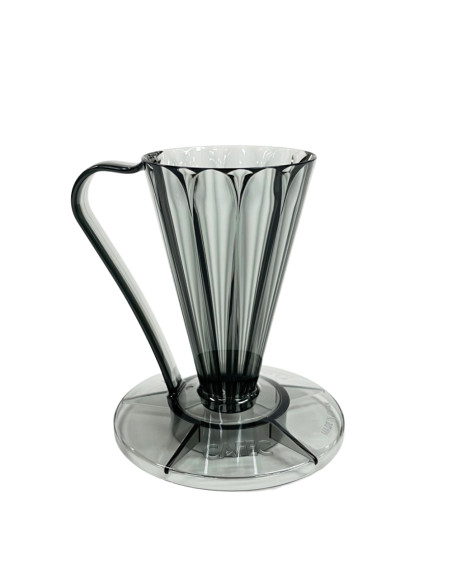 Cafec Flower Deep 27 plastový dripper černý