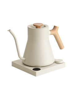 Fellow Stagg EKG PRO 900 ml Electric Kettle, Sesame with Wooden Handle