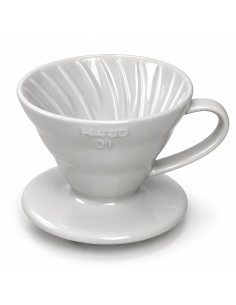 Hario dripper V60-01 keramický - bílý (VDC-01W) 2