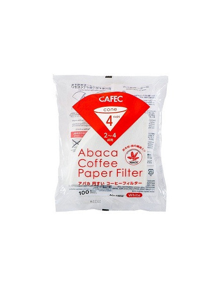 Cafec Abaca Paper filters sizes 2-4
