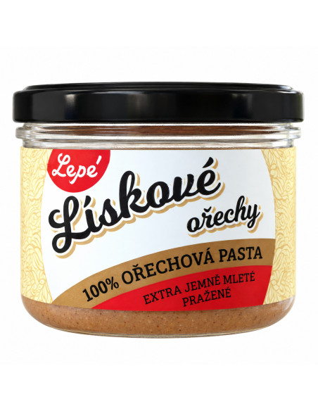 Lepé Lísková pasta 200g – 100% lískové ořechy, bez lepku a palmového oleje