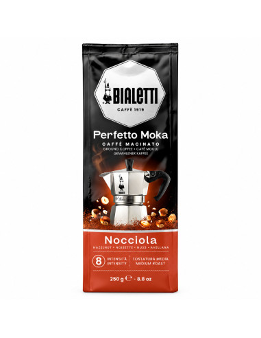 Bialetti Perfetto Moka Nocciola Ground Coffee, 250g