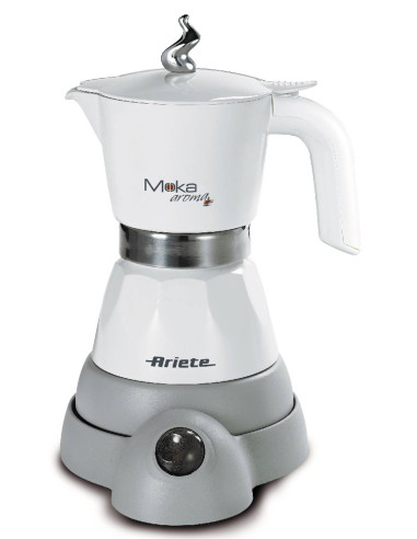 Ariete Moka Aroma 1358/10 Electric Moka Pot, White
