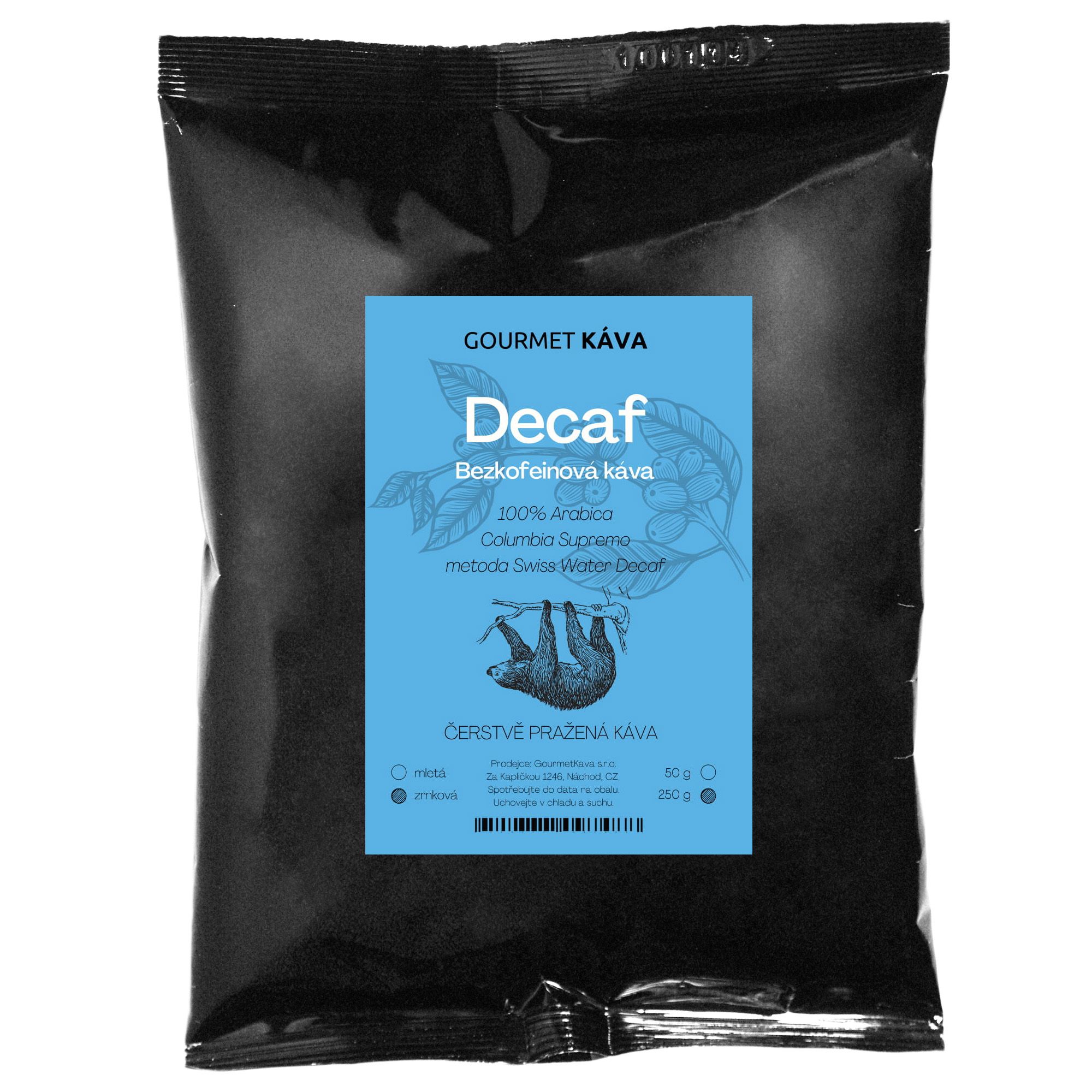 Decaffeinated coffee