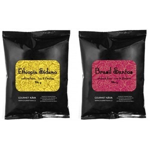 Středně pražené kávy 100% Arabica