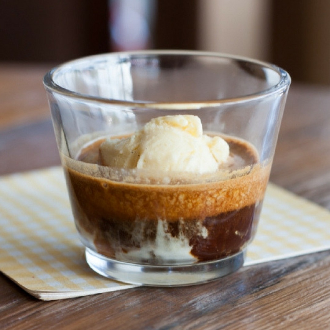 affogato ledová káva