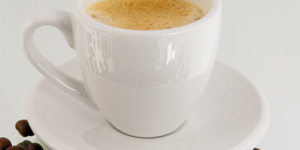 Príprava espressa macchiato